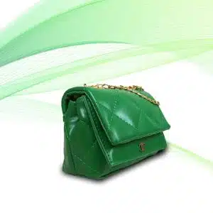 کیف دستی کوچک کاپشنی سبز 5
